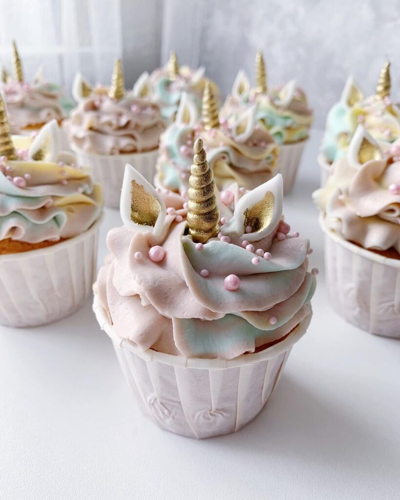 Капкейки "Единорог" для девочки | 80 грн/шт Капкейки "Единорог" #2