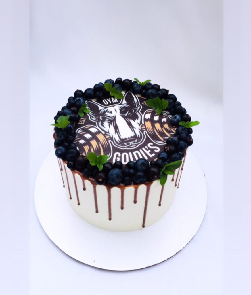 Корпоративний торт для тренажерного залу Корпоративный торт для тренажерного зала