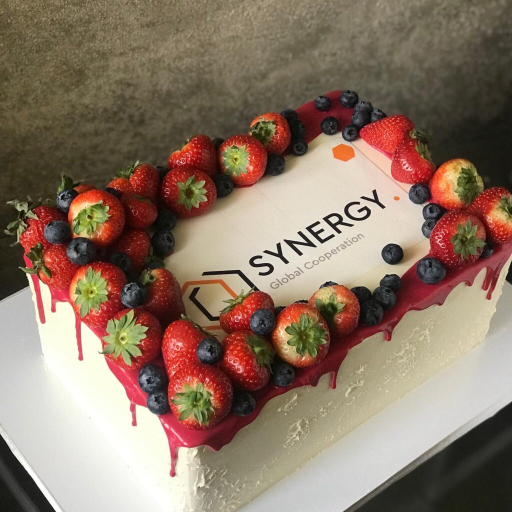 Прямоугольный корпоративный торт Прямоугольный корпоративный торт