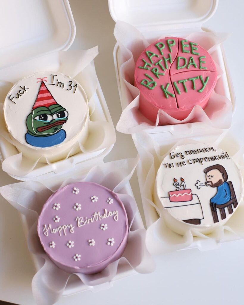 Набір тортів бенто | Від 800 грн/шт Набор бенто тортов