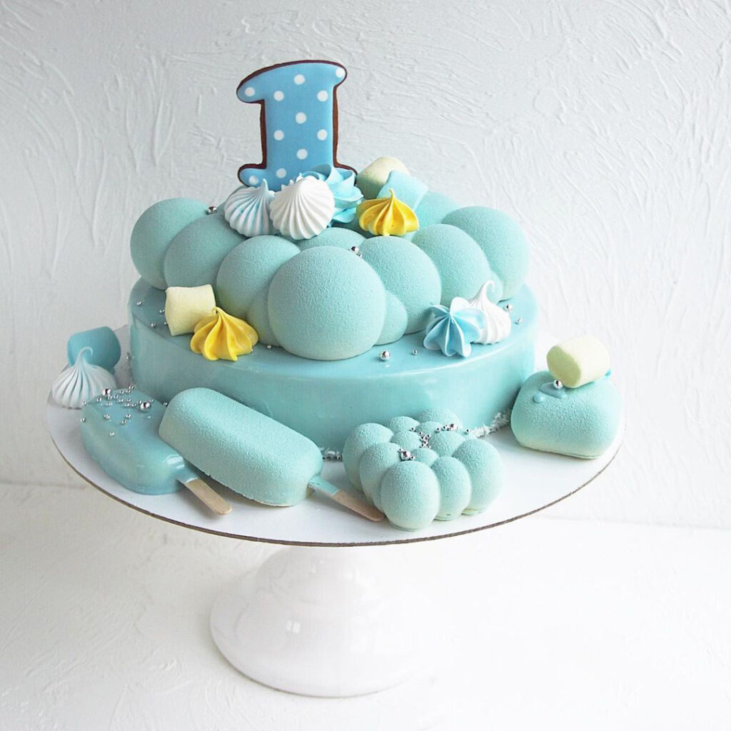 Мусовий торт на день народження хлопчика Муссовый торт на день рождения мальчику