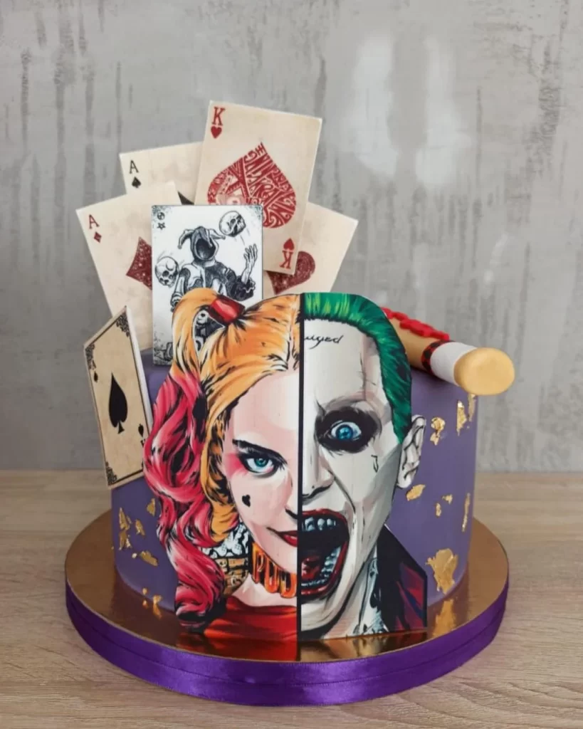 Торт "Джокер і Харлі Квін" Торт "Джокер и Харли Квин"