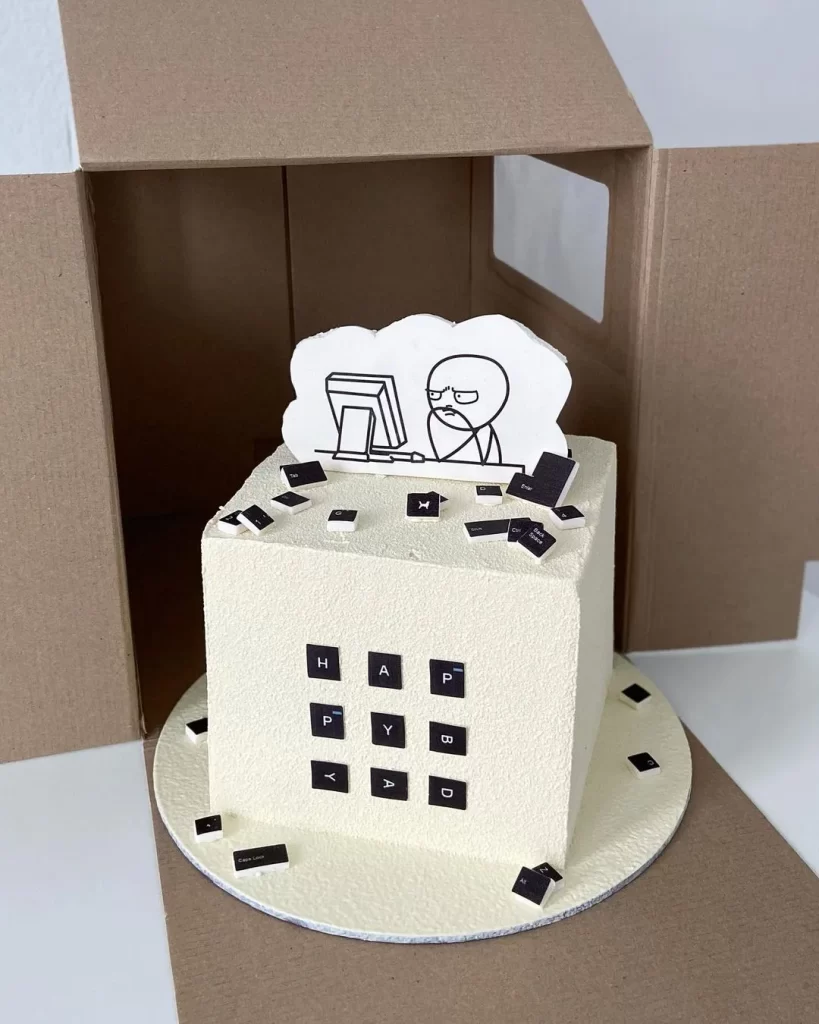 Торт на день рождения программисту