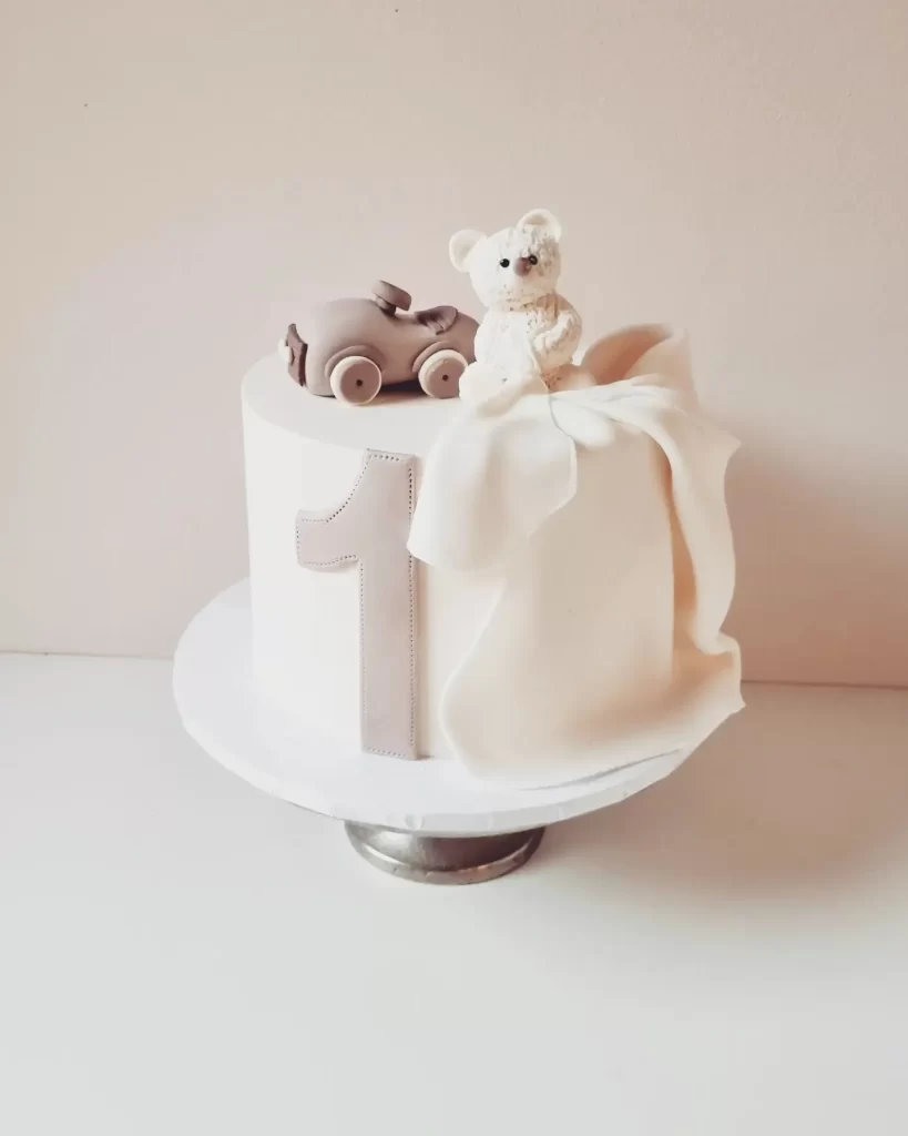Торт із цифрою 1 для хлопчика Торт с цифрой 1 для мальчика