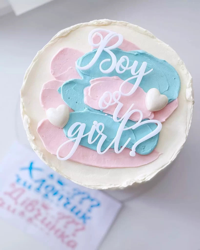 Торт "Какой пол ребенка?"