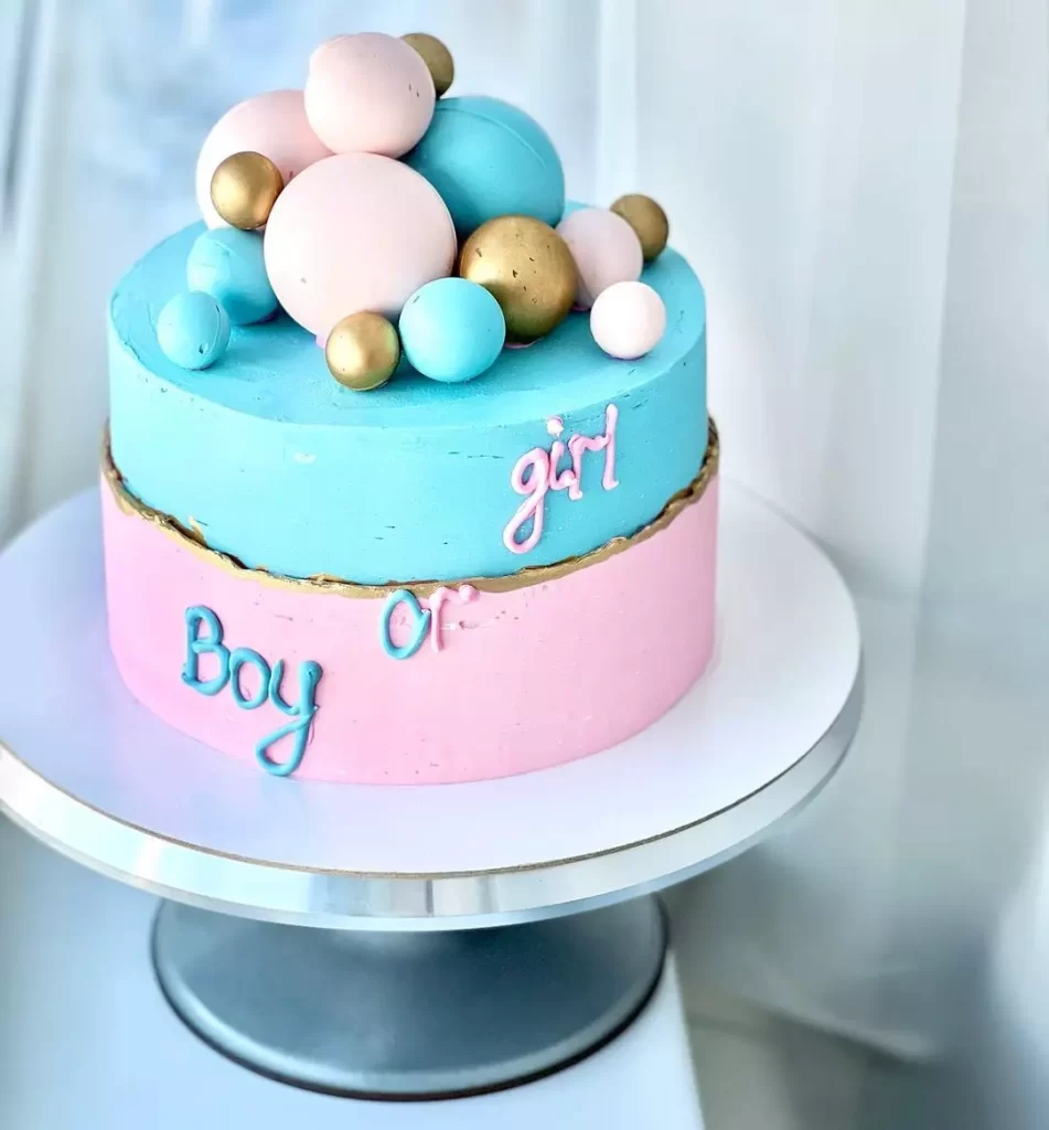 Торт "Девочка или мальчик?"