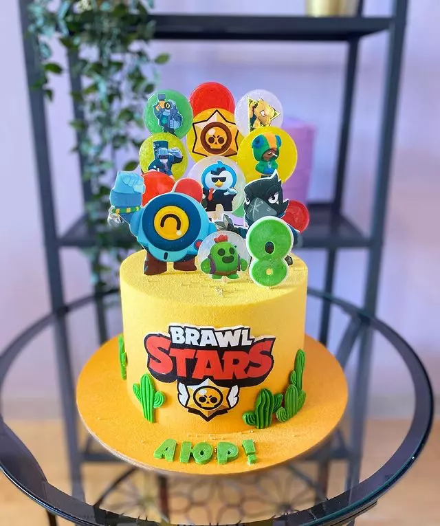 Торт Brawl Stars для мальчика