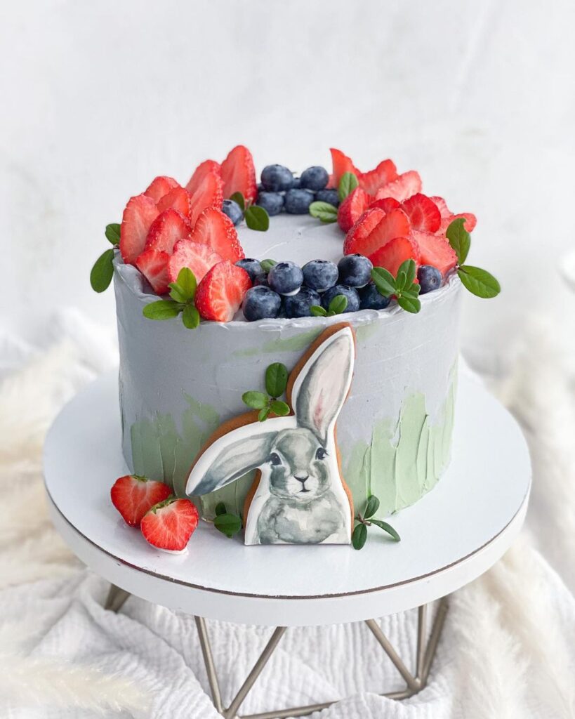 Торт без мастики с имбирным пряником