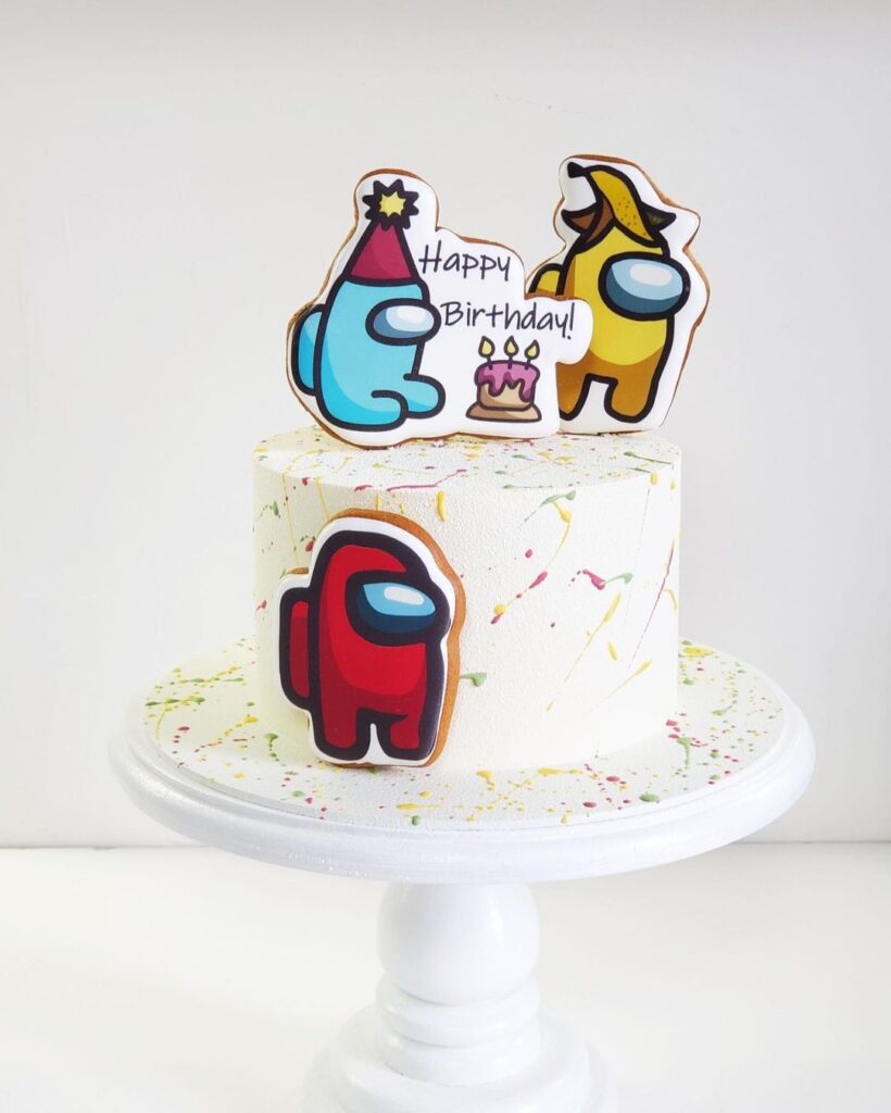 Торт с имбирными пряниками Амонг Ас