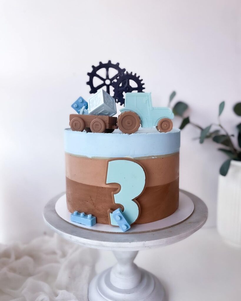 Торт мальчику с цифрой 3 Торт мальчику с цифрой 3