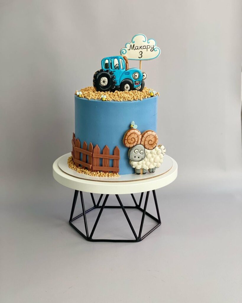 Торт хлопчику на 3 роки з ім'ям Торт мальчику на 3 года с именем