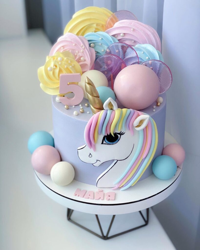 Торт с Единорогом на 5 лет девочке
