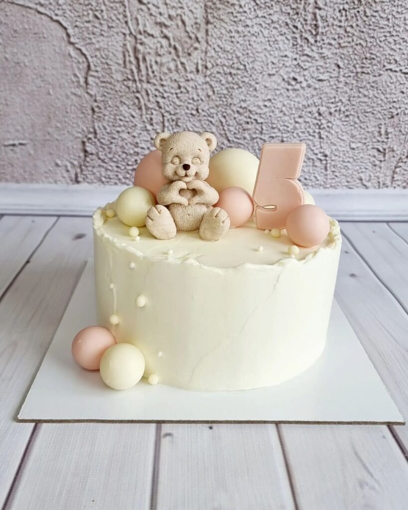 Торт на 5 лет мальчику с мишкой Торт на 5 лет мальчику с мишкой