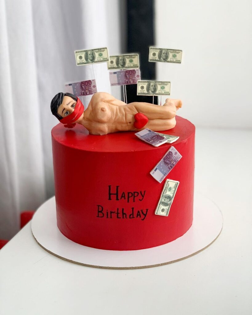Еротичний торт із фігуркою голого чоловіка Эротический торт с фигуркой голого мужчины