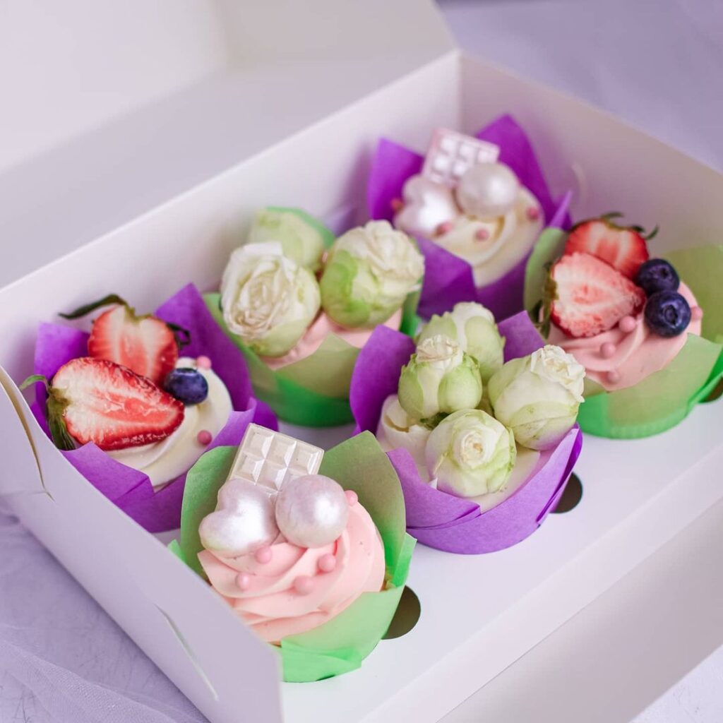 Капкейки з ягодами | 80 грн/шт Капкейки с ягодами