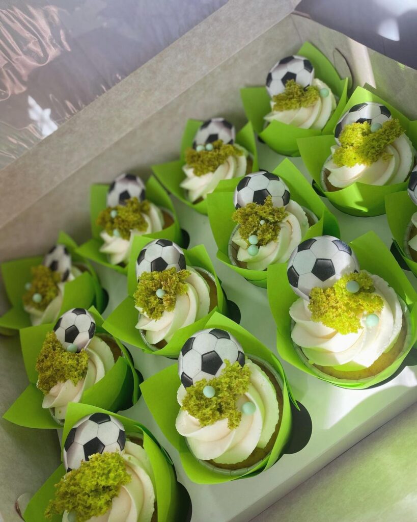 Капкейки для футболиста | 80 грн/шт Капкейки на футбольную тематику