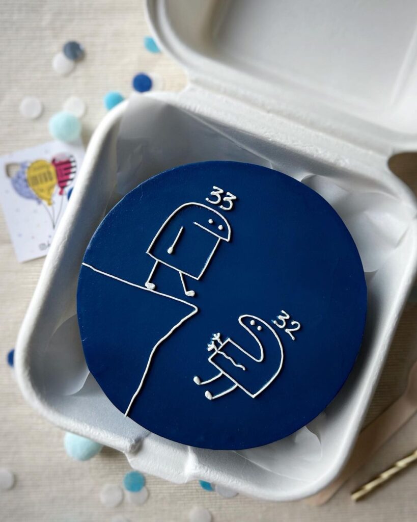 Бенто торт за віком | От 800 грн/шт Бенто торт с надписью возраста