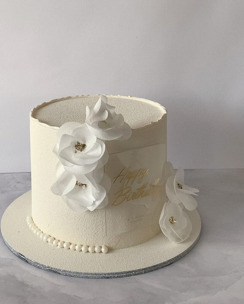 Торт для мамы с надписью Happy Birthday Торт для мамы с надписью Happy Birthday