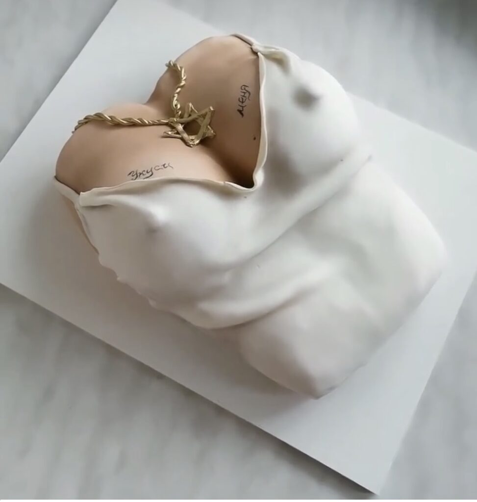 Торт на парубочий вечір "Укуси мене" Торт на мальчишник "Укуси меня"