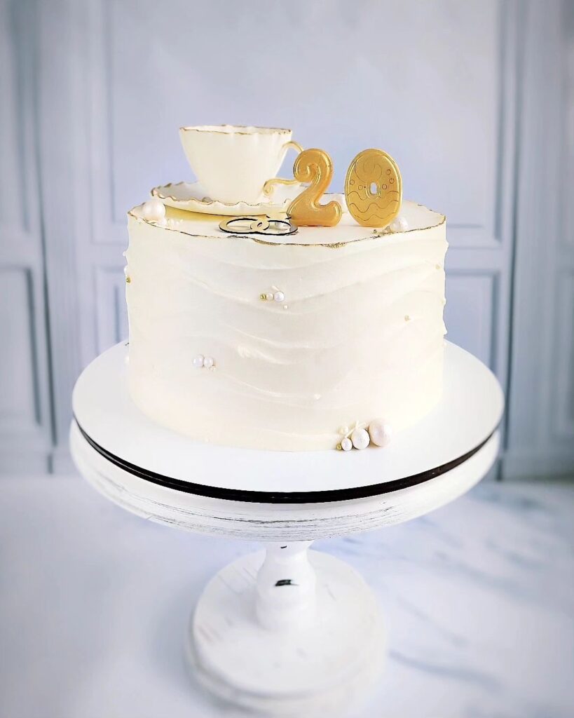 Торт на 20 лет свадьбы