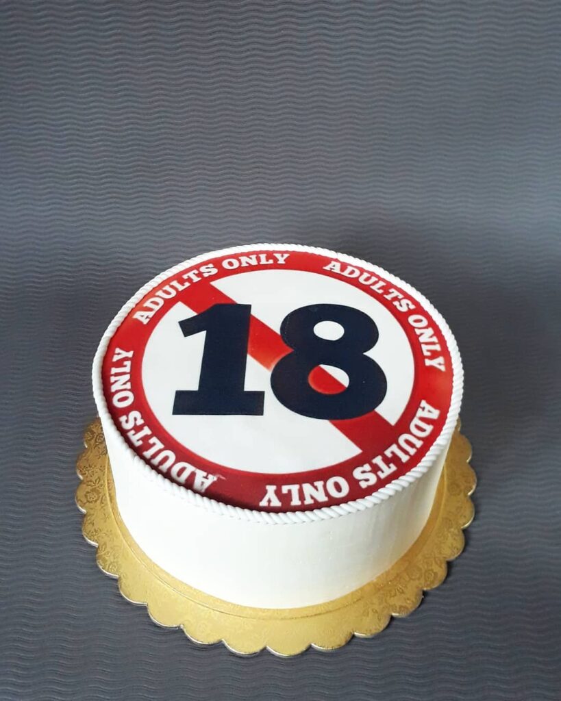 Торт на 18 лет с приколом Торт на 18 лет с приколом