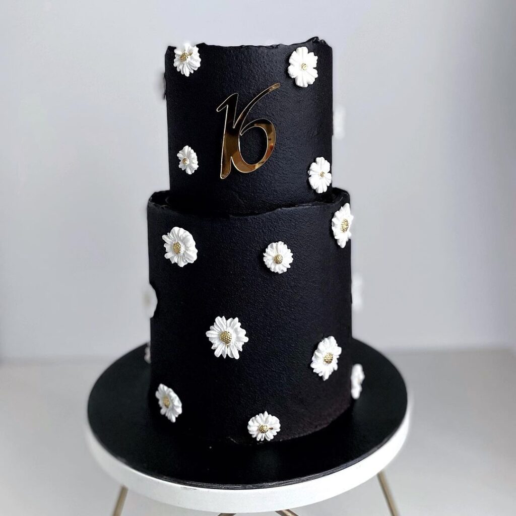 Двухъярусный торт на 16 лет девочке Двухъярусный торт на 16 лет девочке
