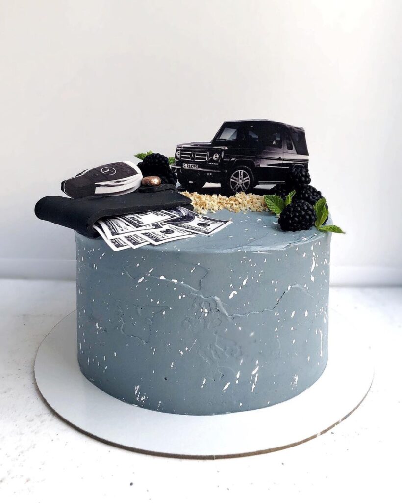 Торт Мерседес для парня