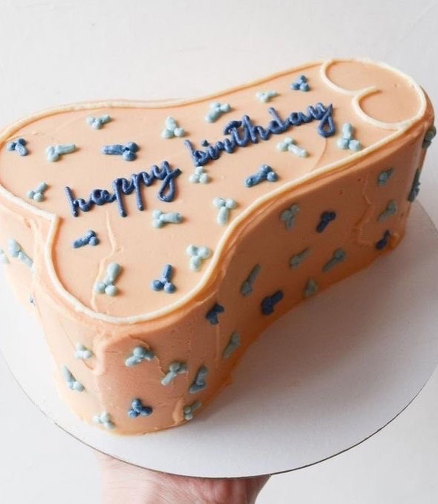 Еротичний торт "Happy Birthday"