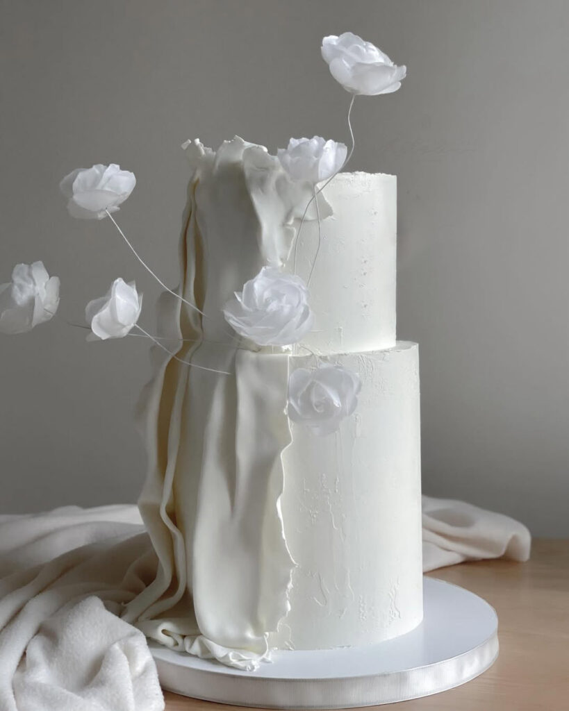 Двоярусний весільний торт